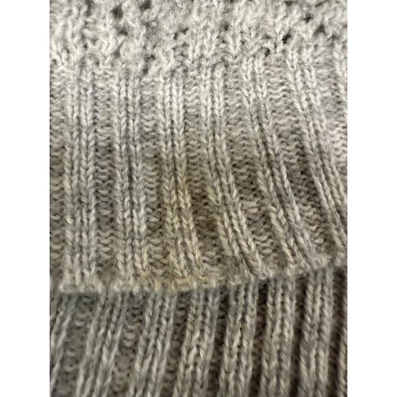 Aeropostale XL Sweater women long sleeves gray small flaw 100% acrylic - Picture 4 of 11
